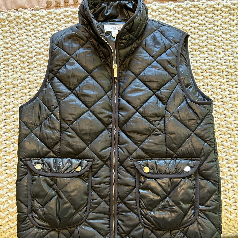 Black Puffer Vest